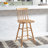 Pratt Counter Stool with Solid Wood Frame-1361732163