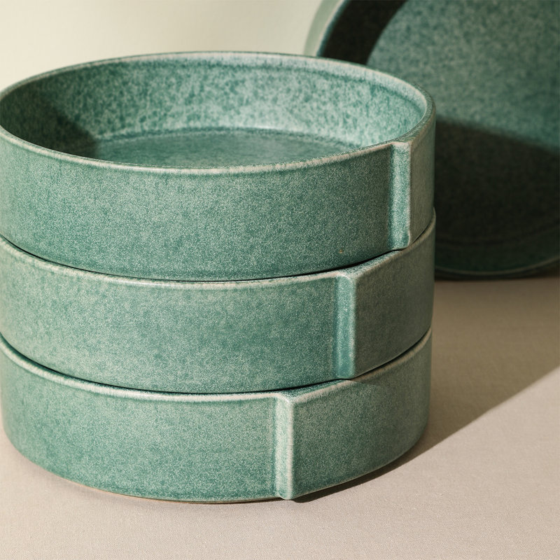 Ensemble de bols à pâtes 4 pièces Stone Lain Bao, Vert