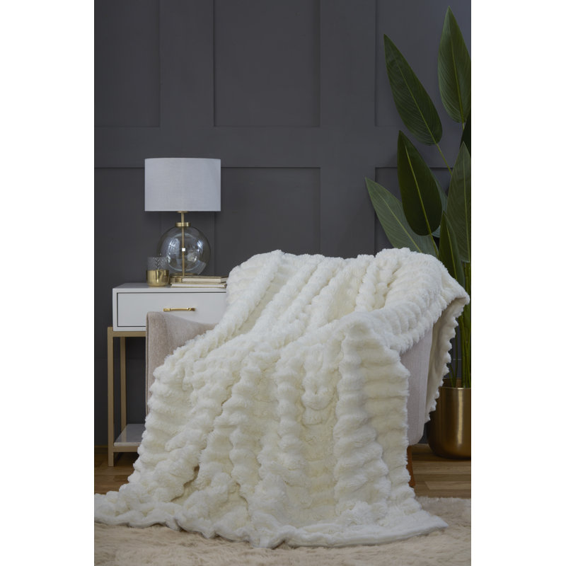 Fairmont Park Throw, Cream