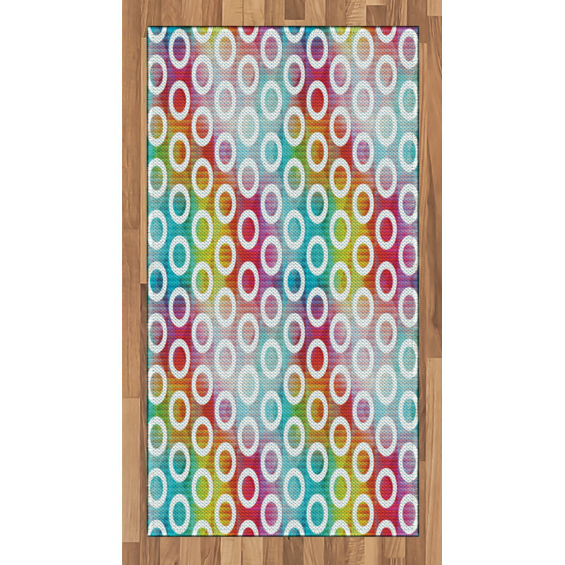 Digital High Density Long Fiber Poly Threads Decorative Area Rug Carpet, Rectangle 2'7" x 5'