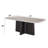 Rectangular Dining Table, Bottocino Marble Top &  Espresso