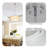 Double-layer Circular Fabric White Pendant Lamp