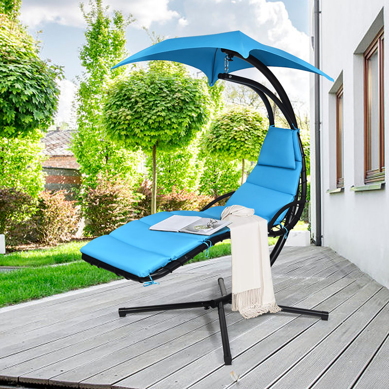 Balancelle avec support Marlowe, Bleu