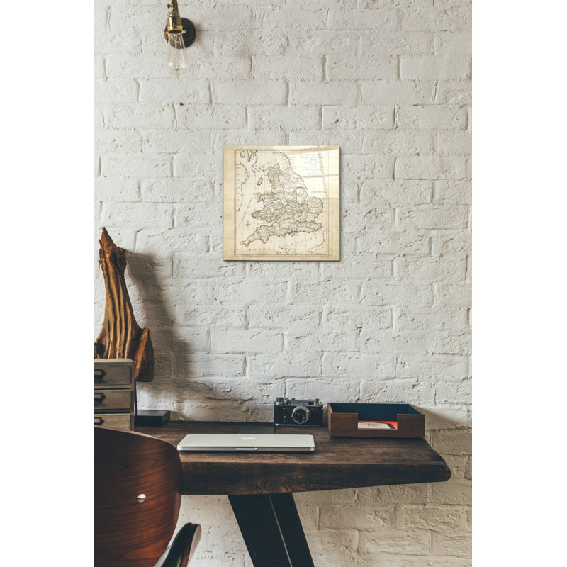 'Antique Map of Tuscany' by Unknown Acrylic Glass Wall Art