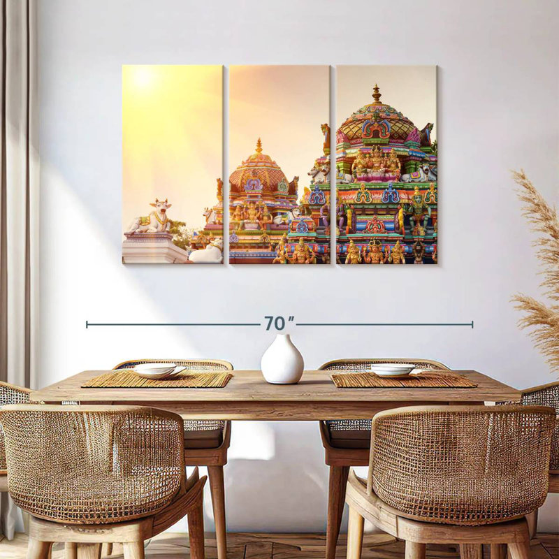 Adella Kapaleeshwarar Temple, 36" H x 57" W