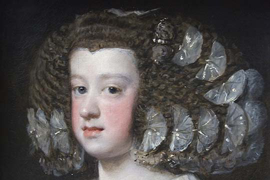 «maría teresa (1638-1683) infante d’espagne-impression d’art graphique, H 28 po x l 42 po x P 1,5 po
