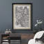 Abstrait botanique noir et blanc, tapisserie botanique, nature sauvage, impression sur papier-91356280-91356281