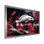Reproduction sur toile monochrome de poissons rouges et gris I