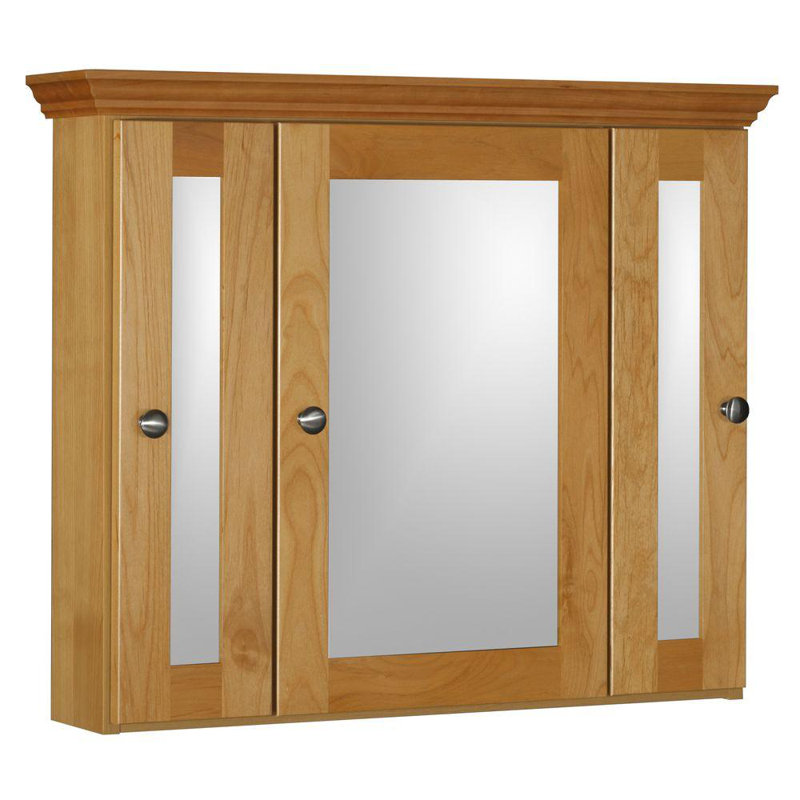 Armoire à pharmacie à fixation murale Simplicity, H 27 po x l 30 po x P 6,5 po, Aulne naturel