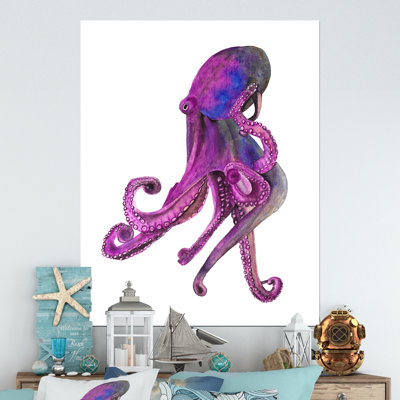 Cute Purple Octopus Sea " Cute Purple Octopus Sea "