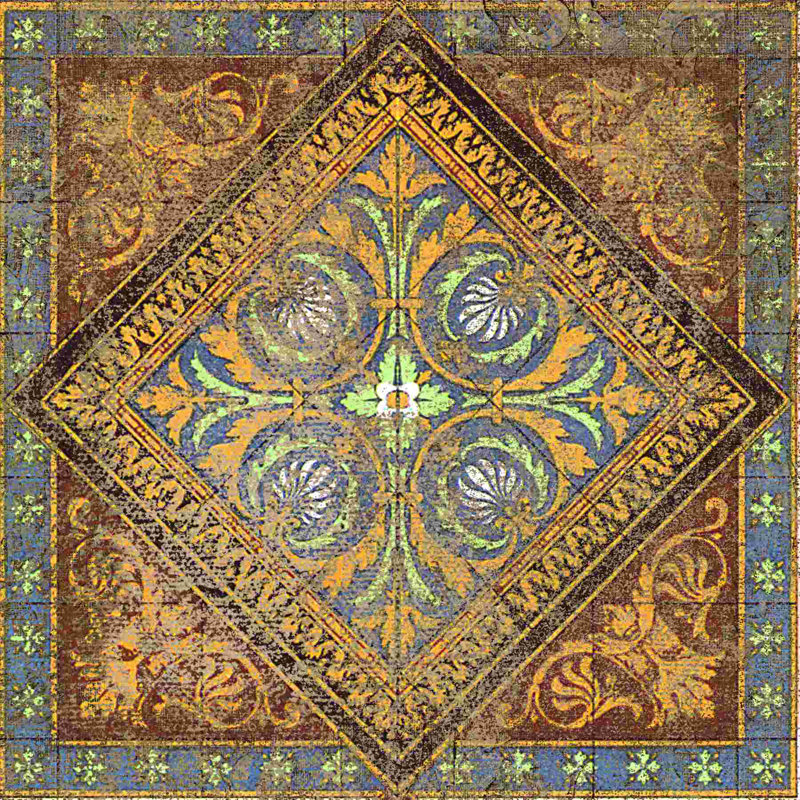 Tile Element 8 - Wrapped Canvas Print, 36" H x 36" W  