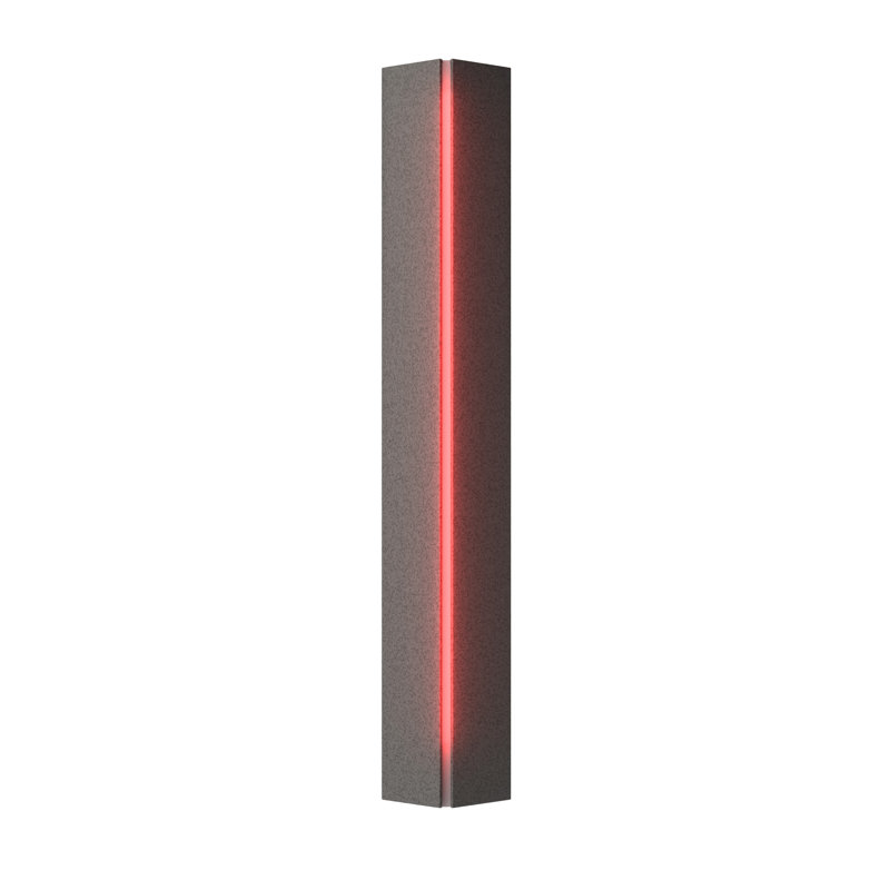 Plafonnier encastré 8 lb Gallery, Fer naturel, Rouge