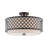 Mance Fabric Semi Flush Mount-552080577-552080581