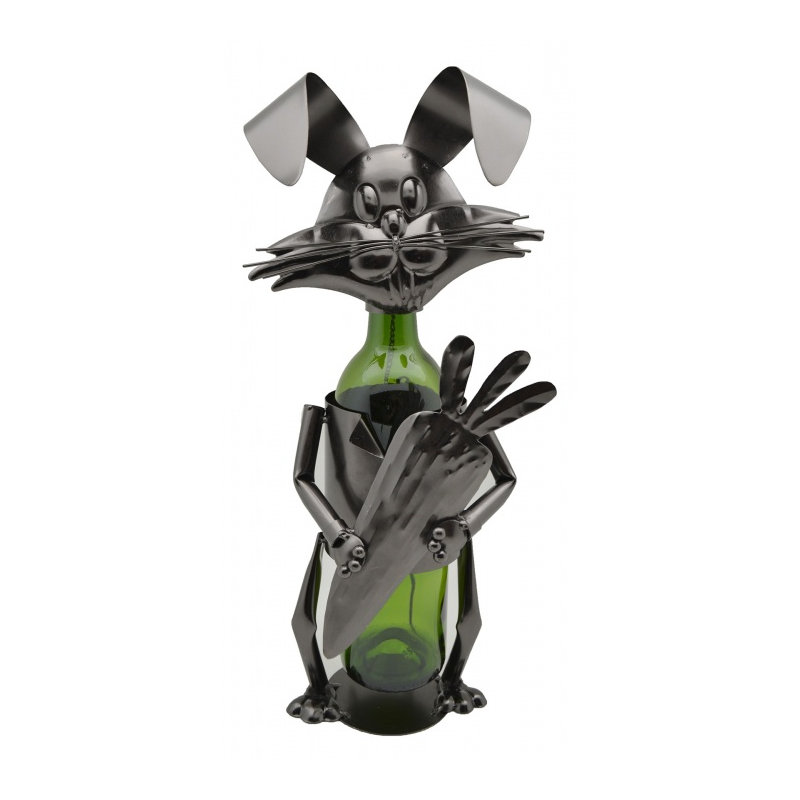 Tabletop Wine Bottle Rack in Silver