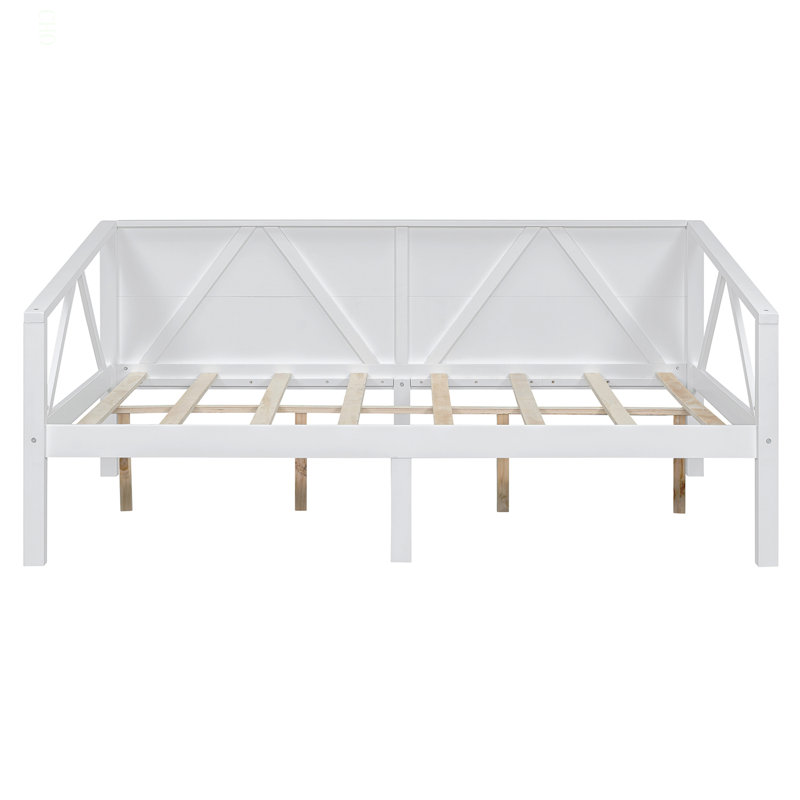 Lit de jour double, Blanc