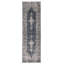 Tapis gris / ivoire / bleu clair Bijar-474006514