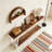 2-Tier Console Table Industrial Sofa Table Behind Couch with Shelves-902709424