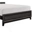 Mobilier de chambre à coucher contemporain de style moderne avec ligne épurée et finition grise 1pc