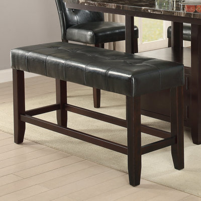 Kafader Faux Leather Bench by Winston Porter