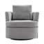 Fauteuil demi-tonneau pivotant de 32,3 po de largeur Jocqueline-1543862096