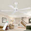 Ventilateur de plafond 52 po avec lumière et télécommande-348282049