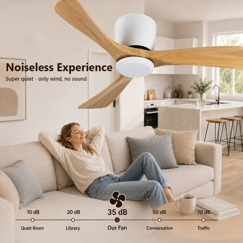 52-Inch Ceiling Fan Without light