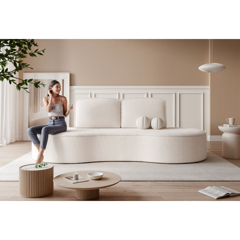 3 Seater Sofa, Creamy