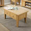 Cooksey Fully Assembled 2 Drawer Coffee Table Oak Finish-255686814