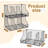 2 Pack Stackable Can Rack Organizer for Pantry Storage,Can Dispensers with 4 Adjustable Dividers
