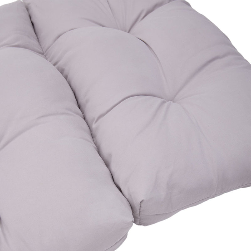 Adirondack Patio Seat/Back Cushion, Grey Polyester