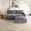 Canapé rembourré à assise profonde de grande taille-1269848420