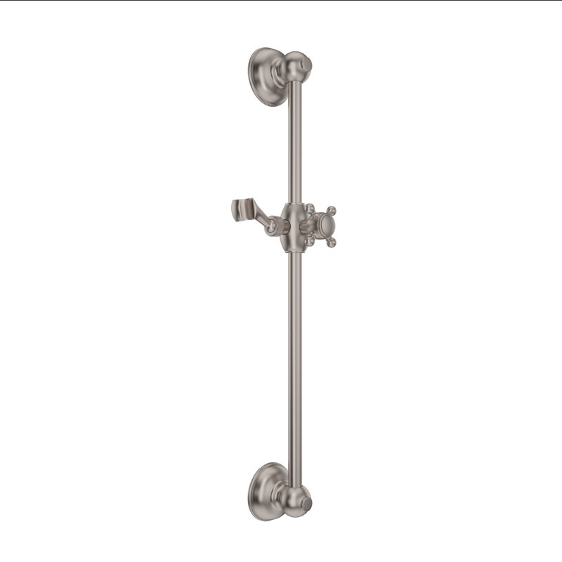 Rohl Shower Bar, Satin Nickel