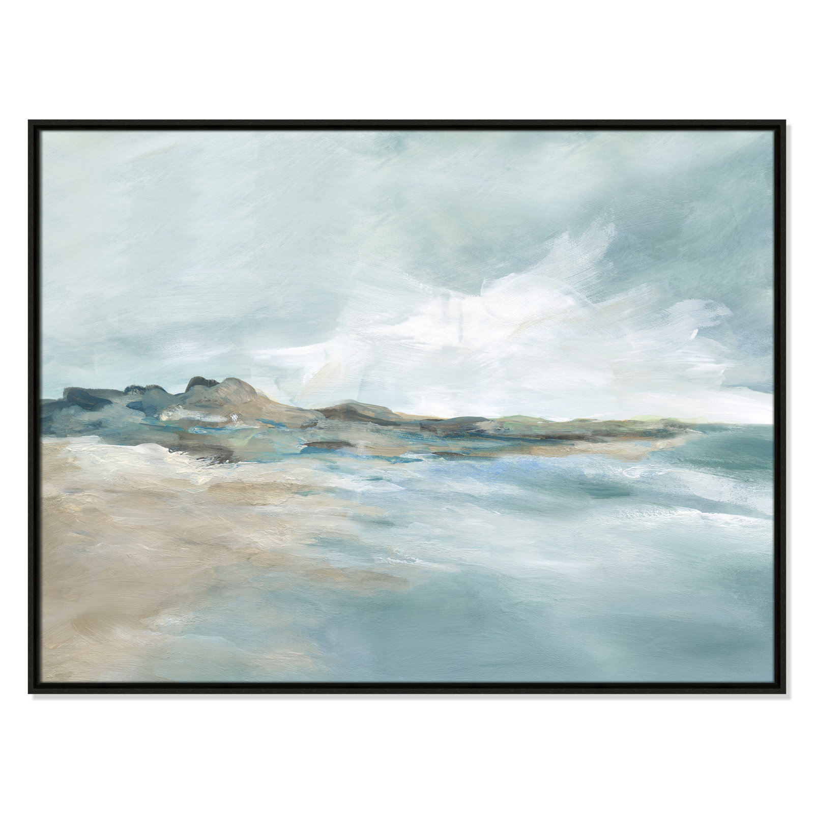 Coralie "Sandpoint" Print by Carol Robinson, Espresso, 31.5" H x 41.5" W