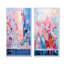 «Pink Laundry Soap Bubble II», ensemble de 2 reproductions d'art sur toile-799610405-799610400