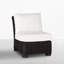Fauteuil de chambre modulaire rustique tissé noyer noir-607864365-607864369-600847746