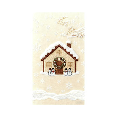 Kbndieu 35 X 72 In Stereoscopic Embroidery Style Christmas Door Cover Christmas Door Curtain Christmas Day Door and Wall Decoration Festival Party Decoration