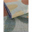 Tapis intérieur / extérieur bleu en polypropylène tissé à la machine Kiersten-98547185