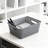 6-Pack Plastic Storage Baskets With Mesh Design For Organization, Ventilation And Space-Saving Stackable Storage Solution For Home, Office, Craft And Bathroom