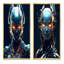 «Robotic Opponent», 2 pièces sur toile-1366288619-1366288614