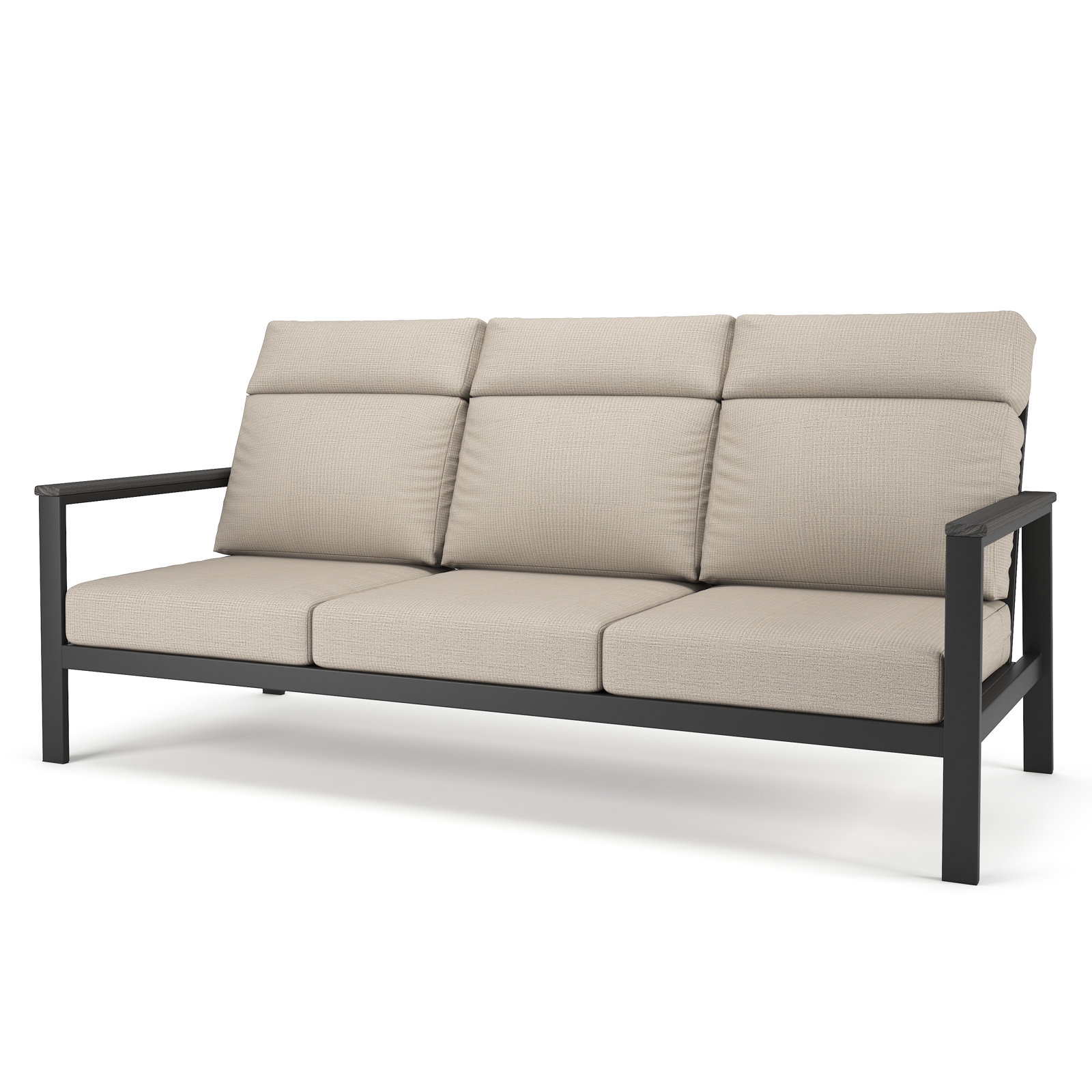 Townsend 80" Sunbrella® Patio Sofa, Cast Silver, Gray, Yes