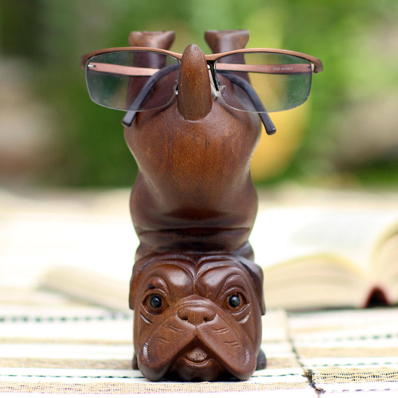 Porte-lunettes en bois Red Barrel Studio® Faithful Friend