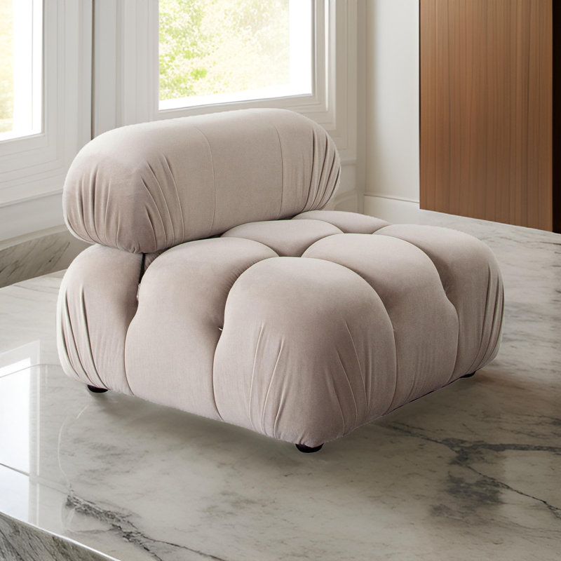 Fauteuil de chambre rembourré Kamiron