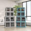 Bacs de rangement empilables avec couvercles HOMcom 32 Gal