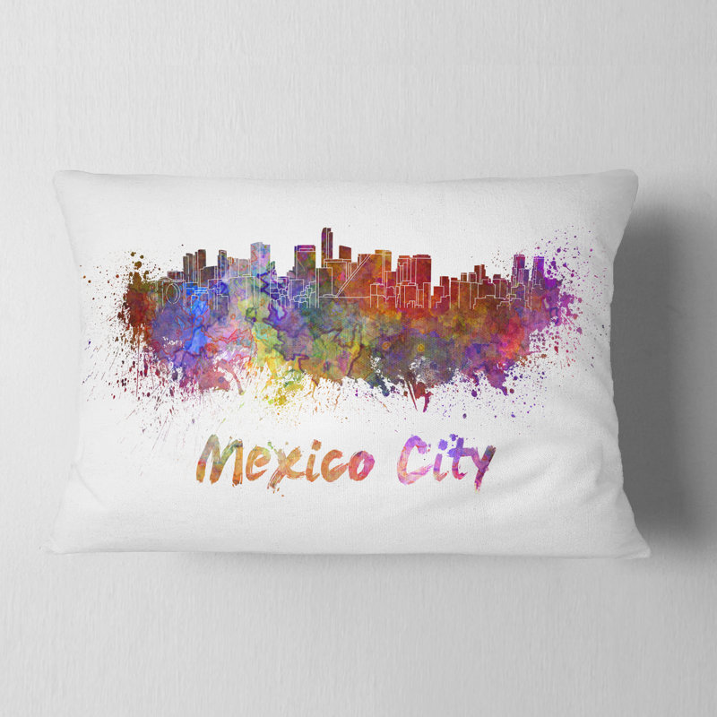 Coussin Mexico City Skyline - Cityscape