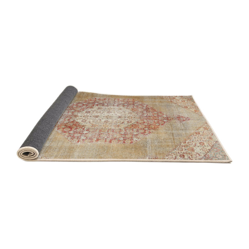 Tapis oriental beige, Rond 6 pi