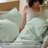  Bedsure Gingham Duvet Cover Set, 100% Washed Cotton Duvet Cover Queen, PureWoven with Reversible Yarn‑Dyed Design & Double‑Stitch Craft（Set of 3）-125055401-125055403