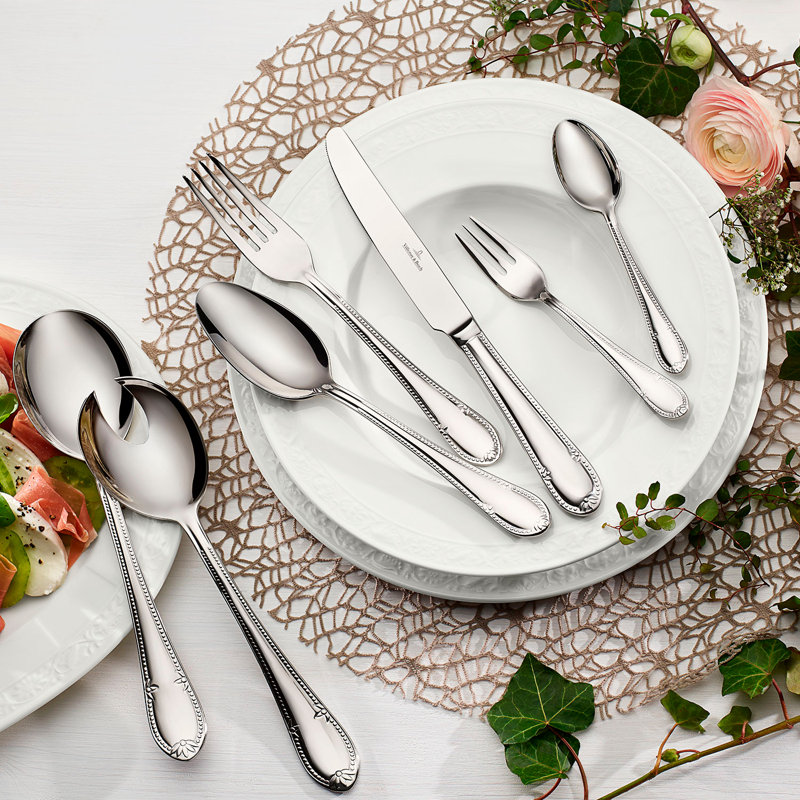 Villeroy & Boch Villeroy & Boch Mademoiselle 64 Piece Flatware Set, Service for 12 (Set of 12)