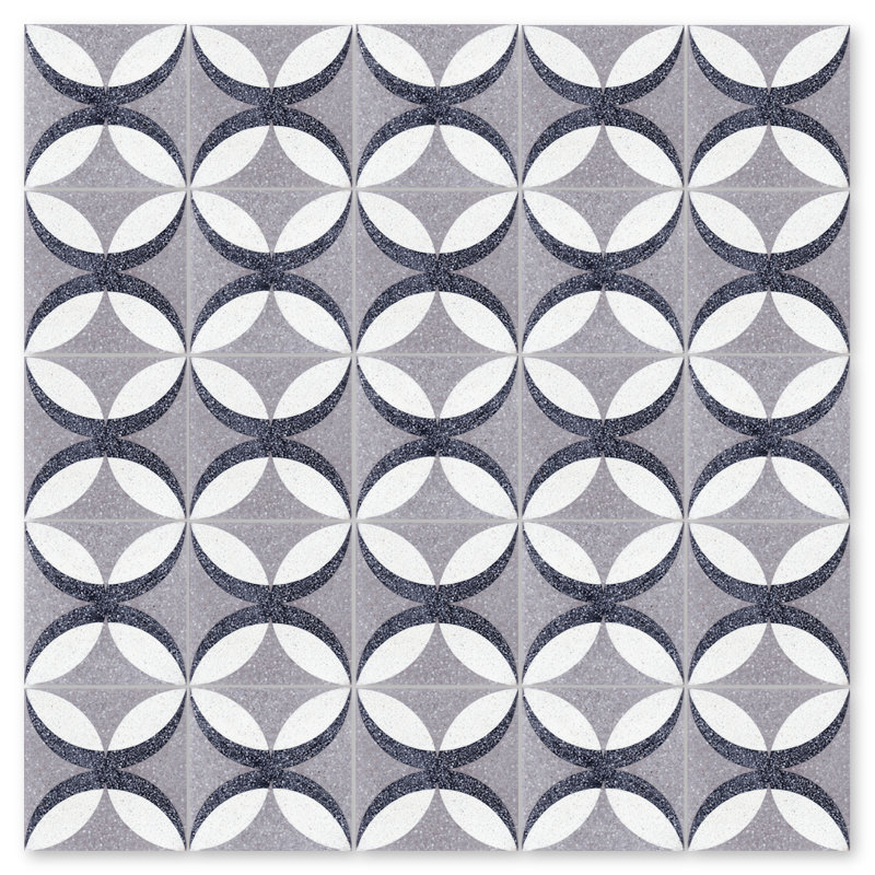Petalos 8" x 8" Cement Patterned Wall & Floor Tile