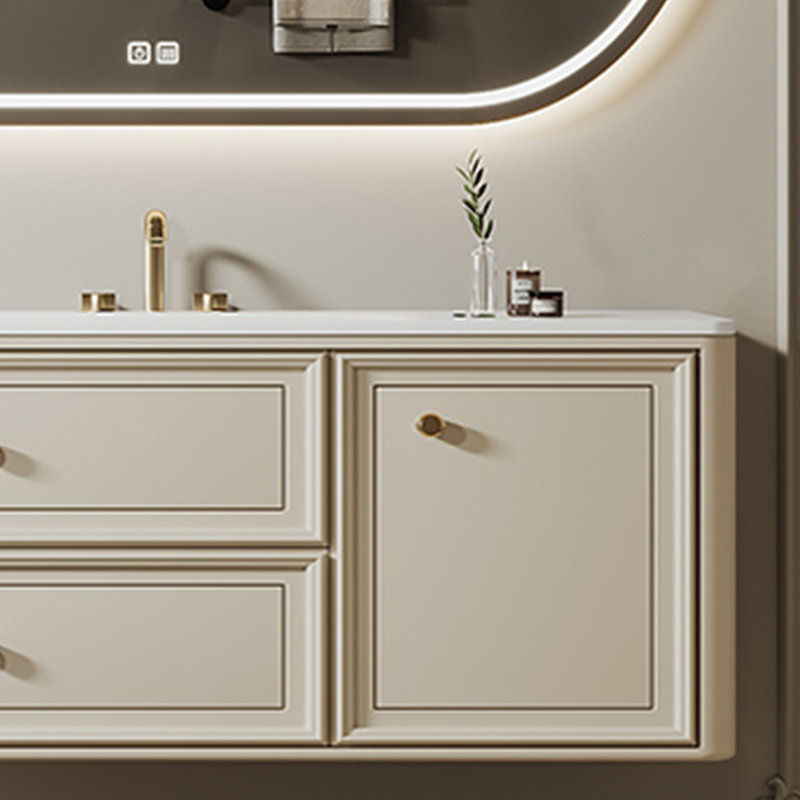 Armoire de salle de bain élégante de style français