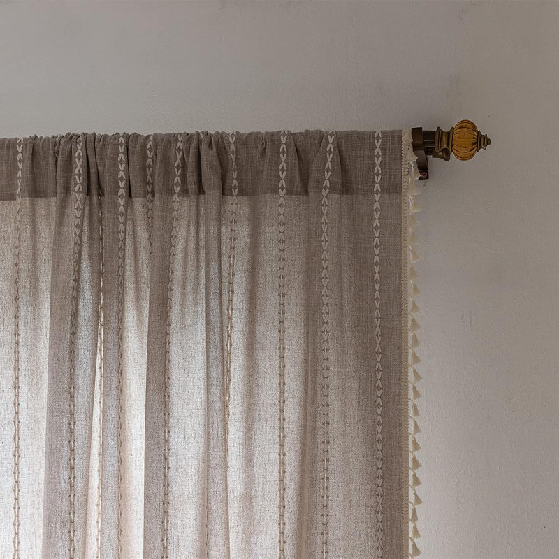 Venere Semi Sheer Curtain Pair